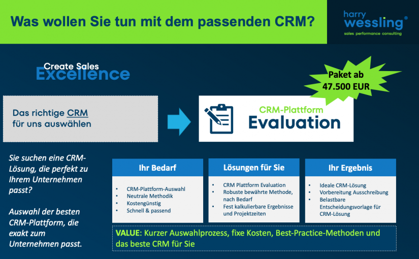 CRM-Plattform-Evaluation